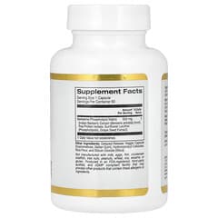 Berberine Advanced 1캡슐 550mg Supplement Facts 공식 이미지